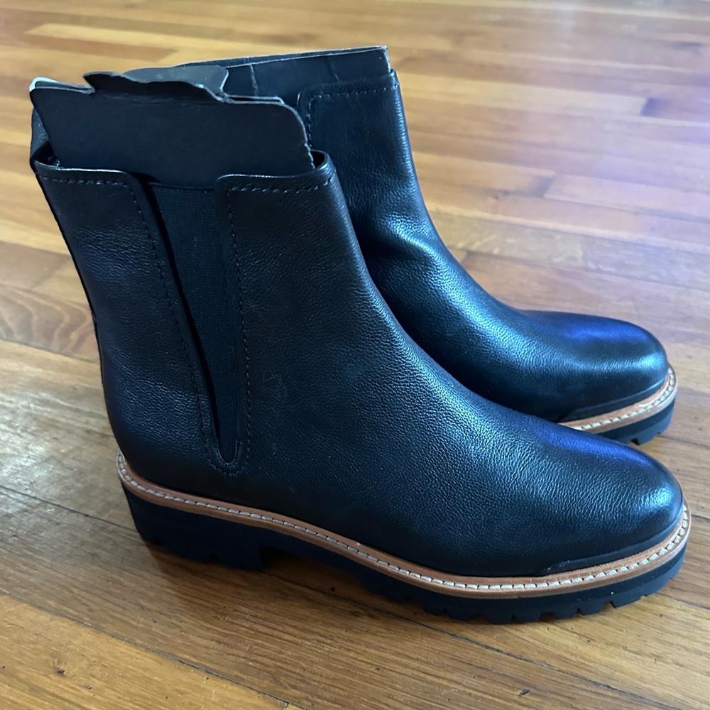 Marc Fisher Black Ankle Boots - Picture 6 of 7
